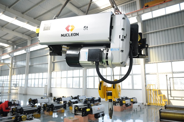 European type electric hoist delivered to Brazil