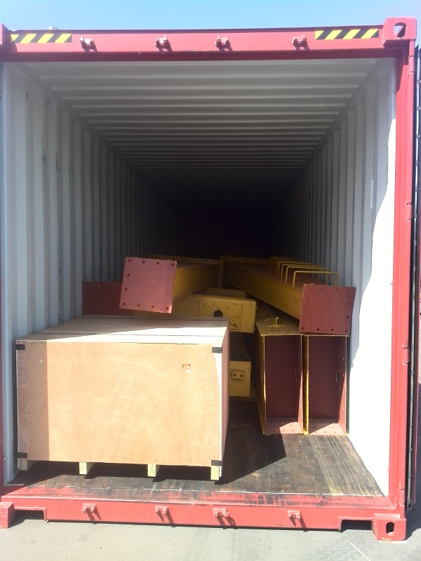 single girder gantry crane delivery to Saudi Arabia