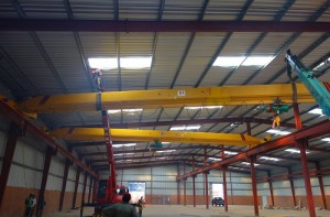 Overhead Crane With Electric Wire Rope Hoist