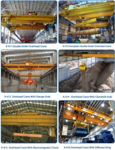 Double Girder Grab Bucket Overhead Crane