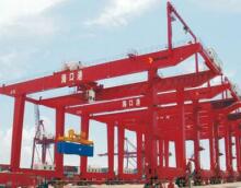 rail mounted container gantry crane