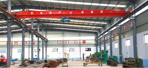 Single beam bridge crane