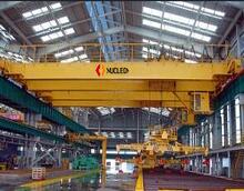 Cabin Control Double Girder Magnet Overhead Crane