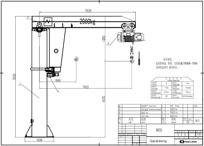 Jib Crane Plans