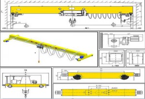 Warehouse Electric Overhead Crane Hoist