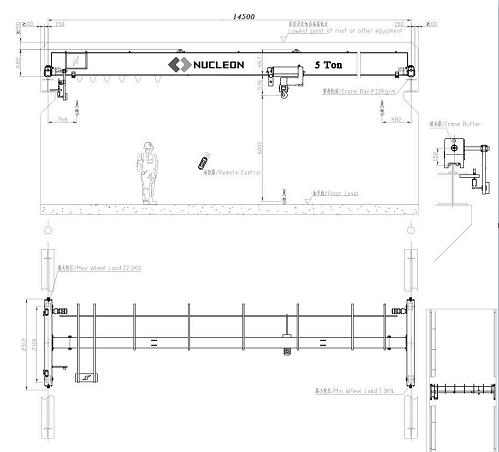 Single Girder Overhead Travelling Crane