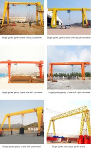 Single Girder 10 Ton Gantry cranes