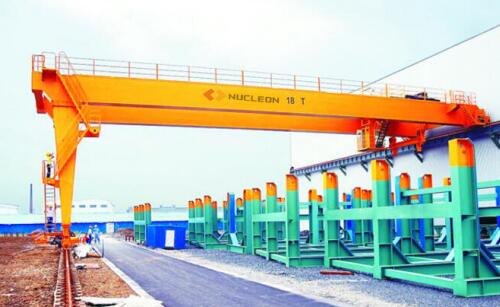 Double Girder Semi Gantry Crane