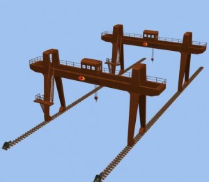 Double Beam Gantry Lift Crane