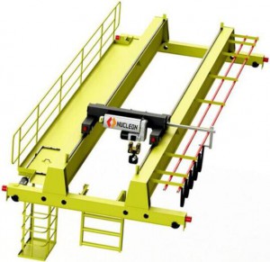 EOT Double Girder Overhead Bridge Crane Trolley With Hook