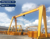 European Standard Single Girder Gantry Crane